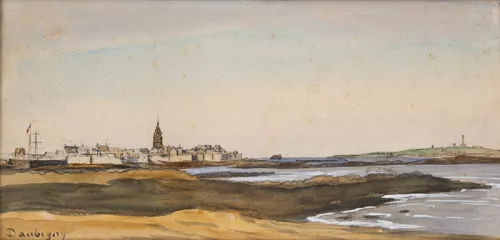 MAB -  Artiste venu peindre la Bretagne Charles-François Daubigny
