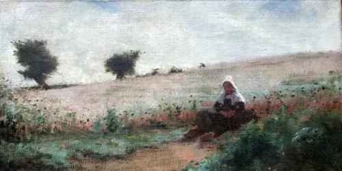 MAB -  Artiste venue peindre la Bretagne, Margaret CAMPBELL MAC PHERSON