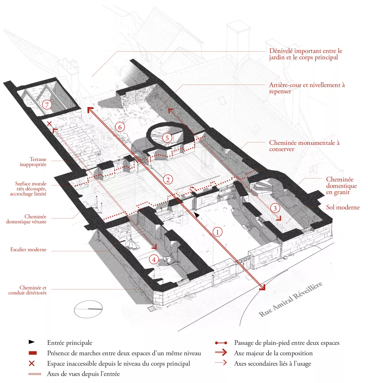 MAB - Réhabilitation du bâti - État existant